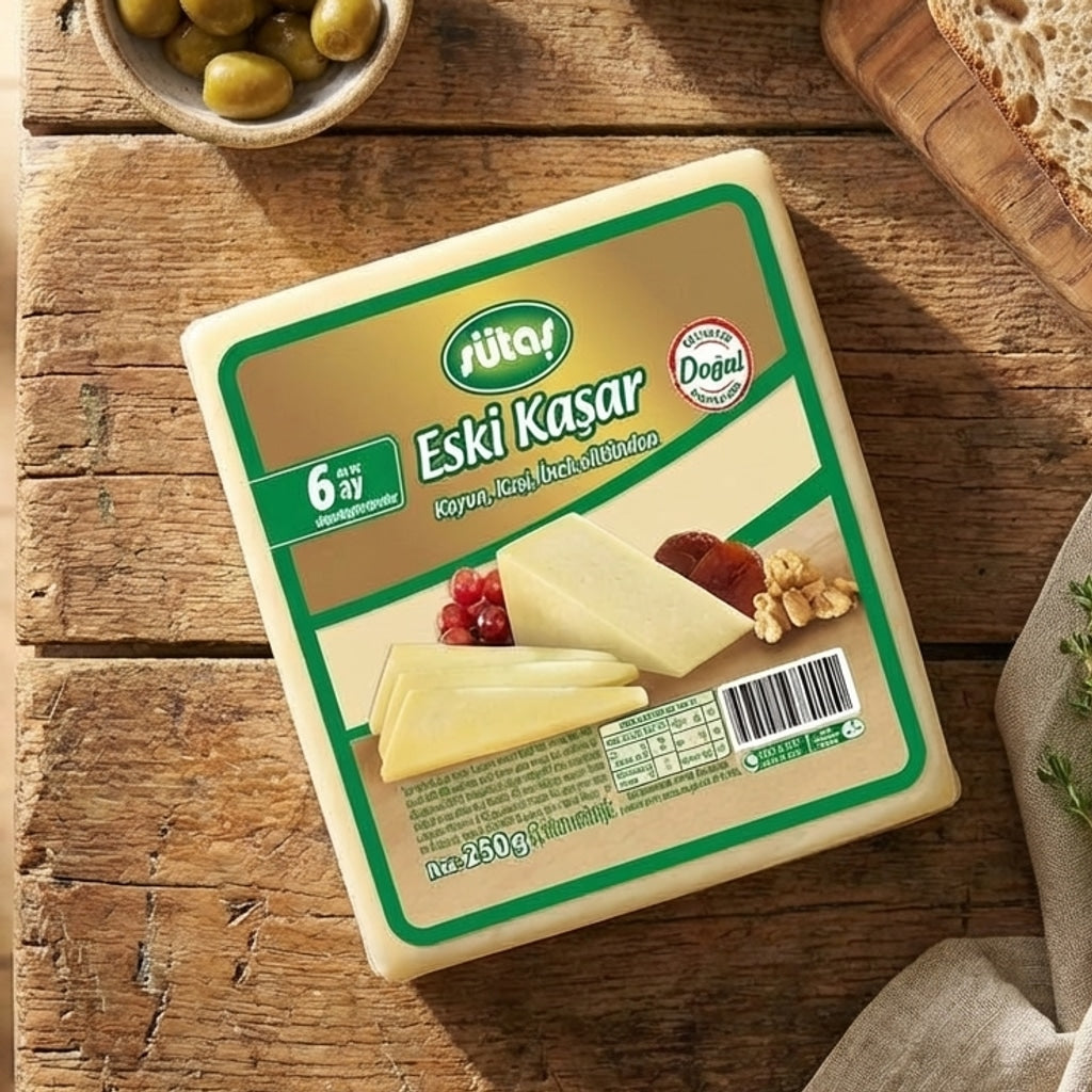Aged Kashkaval ( Sütaş Eski Kaşar )