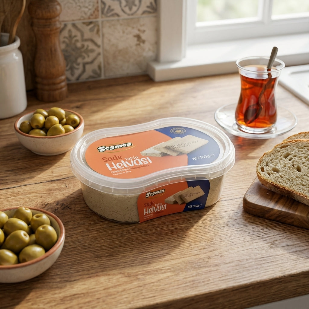 Plain Tahini Halva (Sade tahin helva)