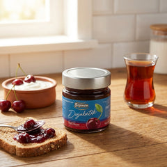 Diabetic Sour Cherry Jam (Diyabetik Vişne Reçeli)