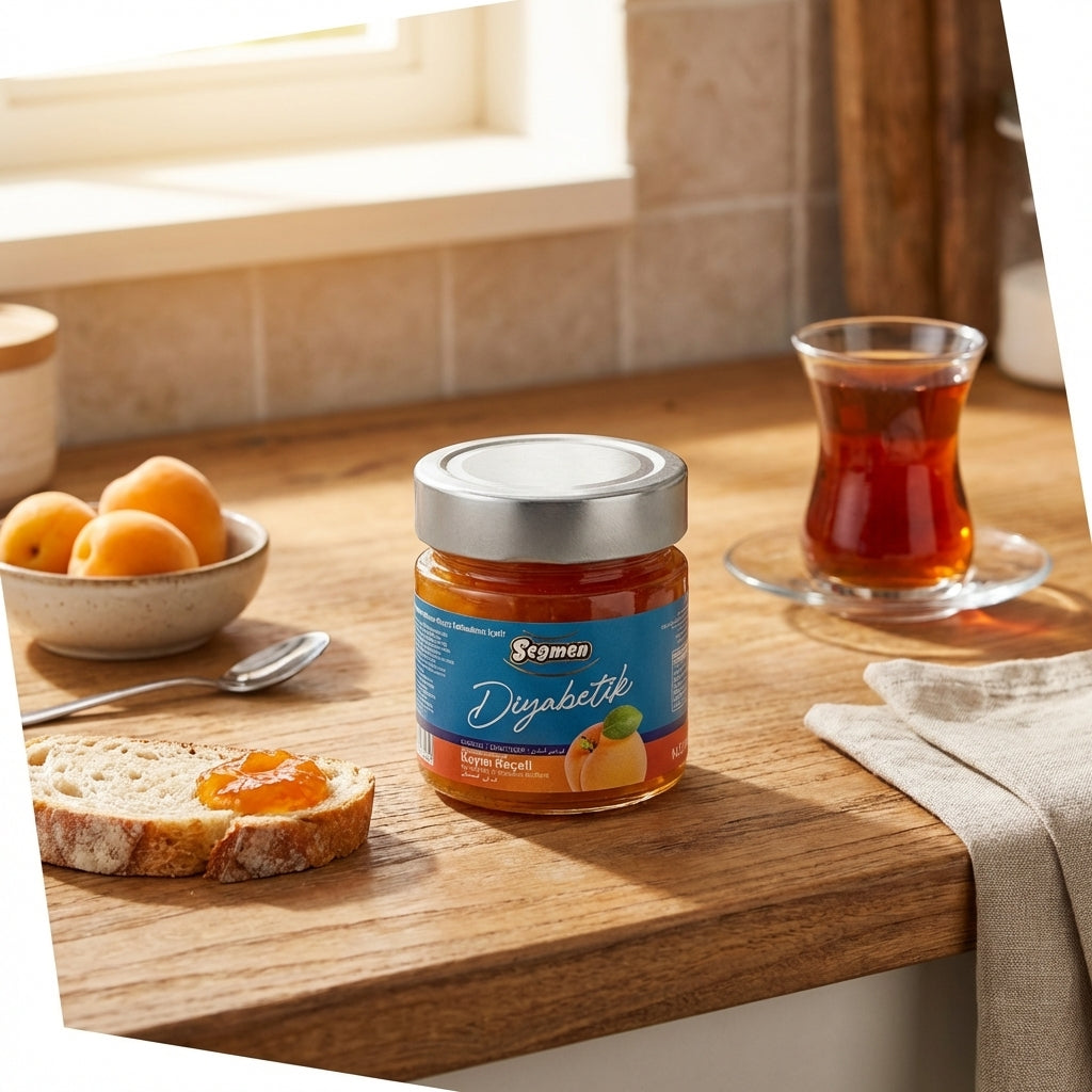 Diabetic Apricot Jam (Diyabetik Kayısı Reçeli)