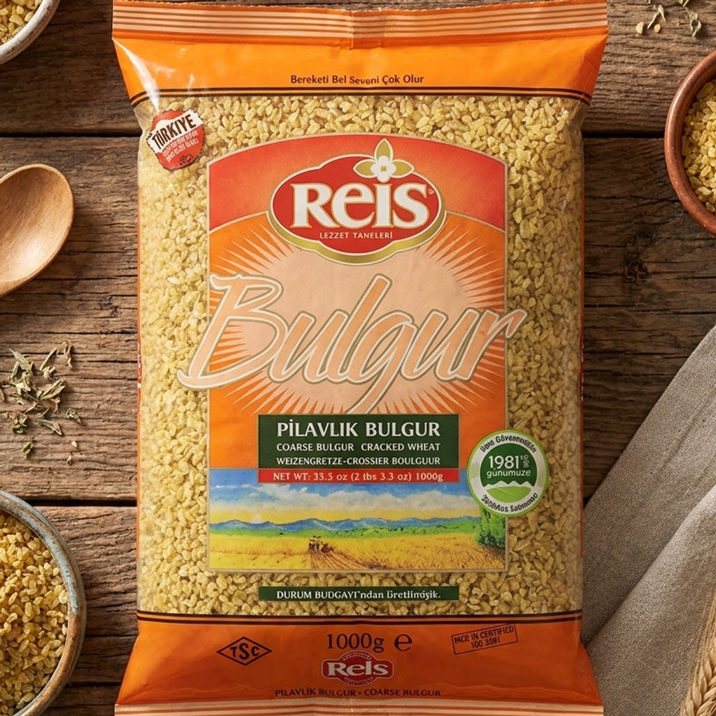 Reis Coarse Bulgur 1kg (Pilavlık Bulgur)