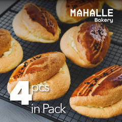 Bun with cheese - 4 pcs (Peynirli pogaca - 4 adet)