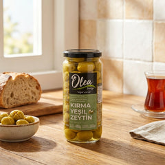 Cracked Green Olives 480gr ( Ayvalık Kırma Yeşil Zeytin )