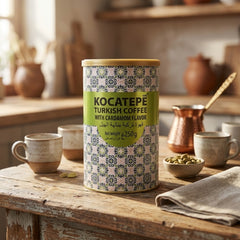 Kocatepe Turkish Coffee with Cardamom Flavor 250gr ( Kakule Aromalı Türk Kahvesi )