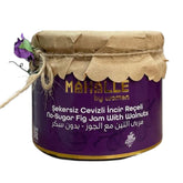 No sugar fig jam with walnut (Şekersiz, cevizli incir reçeli)