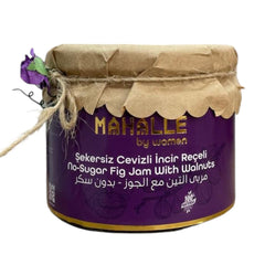 No sugar fig jam with walnut (Şekersiz, cevizli incir reçeli)