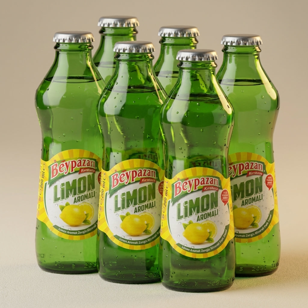 Natural Rich Mineral Water with Lemon Flavour ( Limon Aromali Maden Suyu )