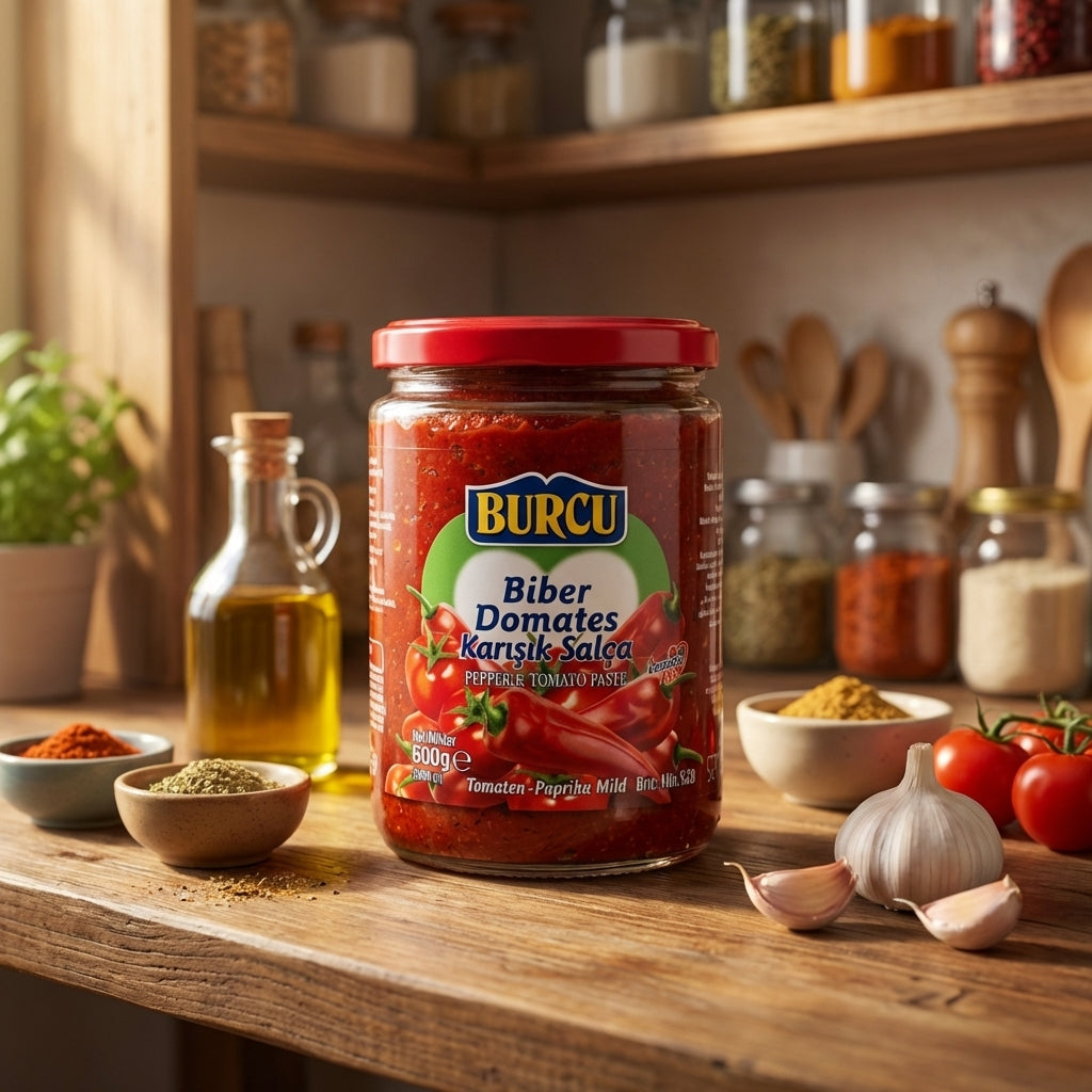 Mixed Pepper and Tomato Paste (Domates biber karışık salça)