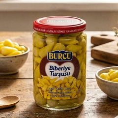 Hot Baby Pepper Pickle (Acı biber turşusu)