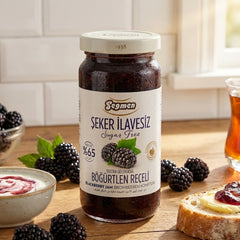 Sugar Free Blackberry Jam 270gr ( Şeker ilavesiz Böğürtlen Reçeli )