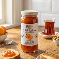 Sugar Free Apricot Jam 270gr ( Şeker ilavesiz Kayısı Reçeli )