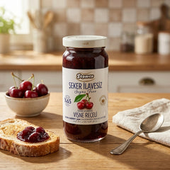 Sugar Free Cherry Jam 270gr ( Şeker ilavesiz Vişne Reçeli )