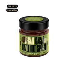 Vegan Cacao Hazelnut Spread ( Vegan Kakaolu Fındık Ezmesi )