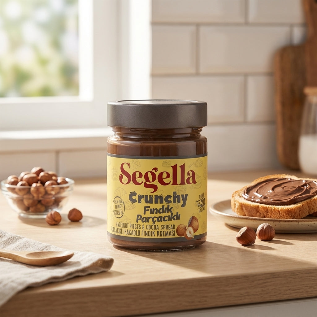 Cocoa Hazelnut Cream with Hazelnut Pieces ( Fındık Parçacıklı Kakaolu Fındık Kreması )