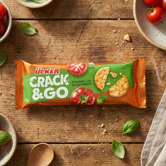 Baked Cracker Sticks Tomato & Basil 36g (Ülker Crack&Go Domatesli Fesleğenli)