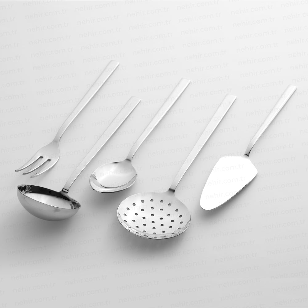 Serving set, 5 pieces, Dalyan collection (Dalyan servis seti, 5 parça).