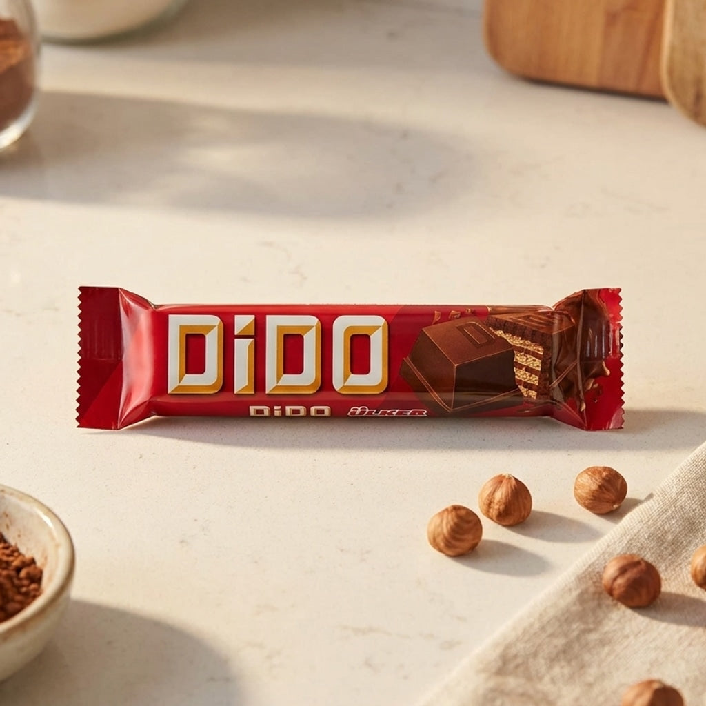 Milk Chocolate Coated Wafer with Hazelnut Cream 35g (Ülker Dido)