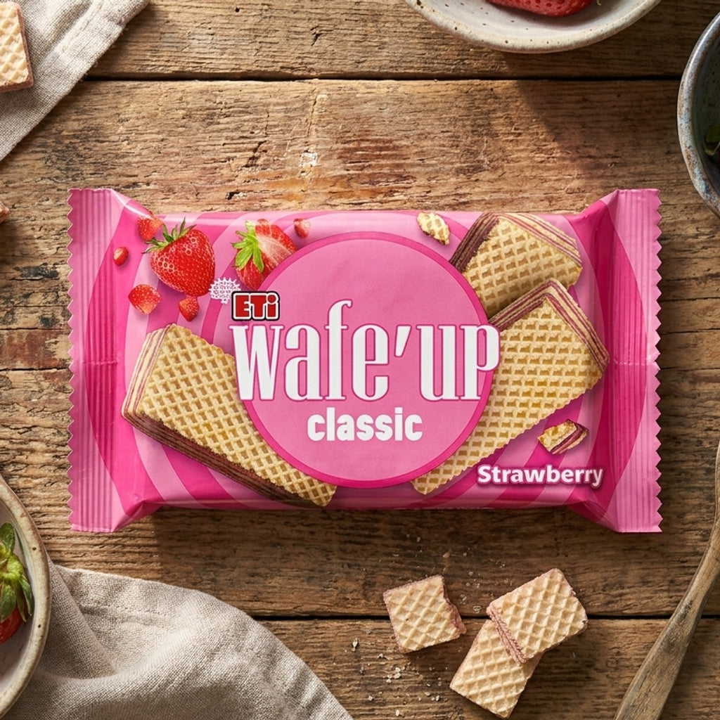 Strawberry Cream Wafer 40g (Eti Wafe'up Çilekli)