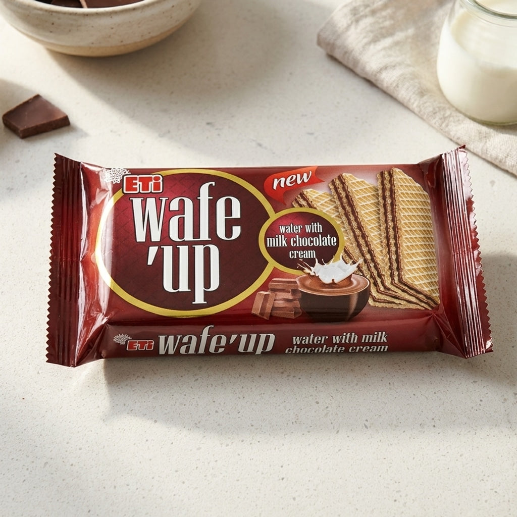 Milk Chocolate Cream Wafer 40g (Eti Wafe'up Sütlü Çikolatalı)