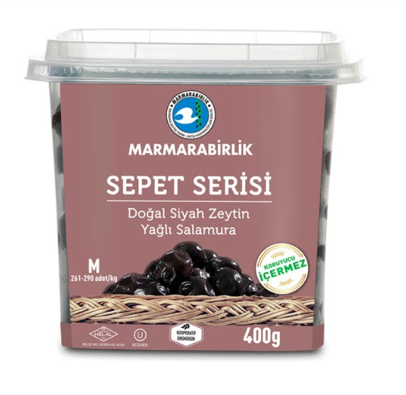 Black olives (Sepet serisi yagli salamura siyah zeytin - 261-290/kg)