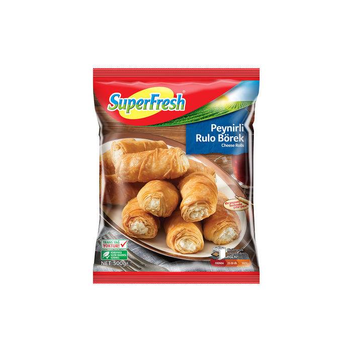 Pastry rolls with cheese (Peynirli rulo borek)