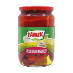 Tamek Roasted Capia Peppper 670gr (Közlenmiş Kırmızı Biber)