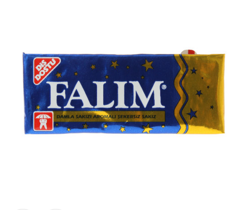 Chewing gum with mastic (Damla sakizli Falim sakiz)