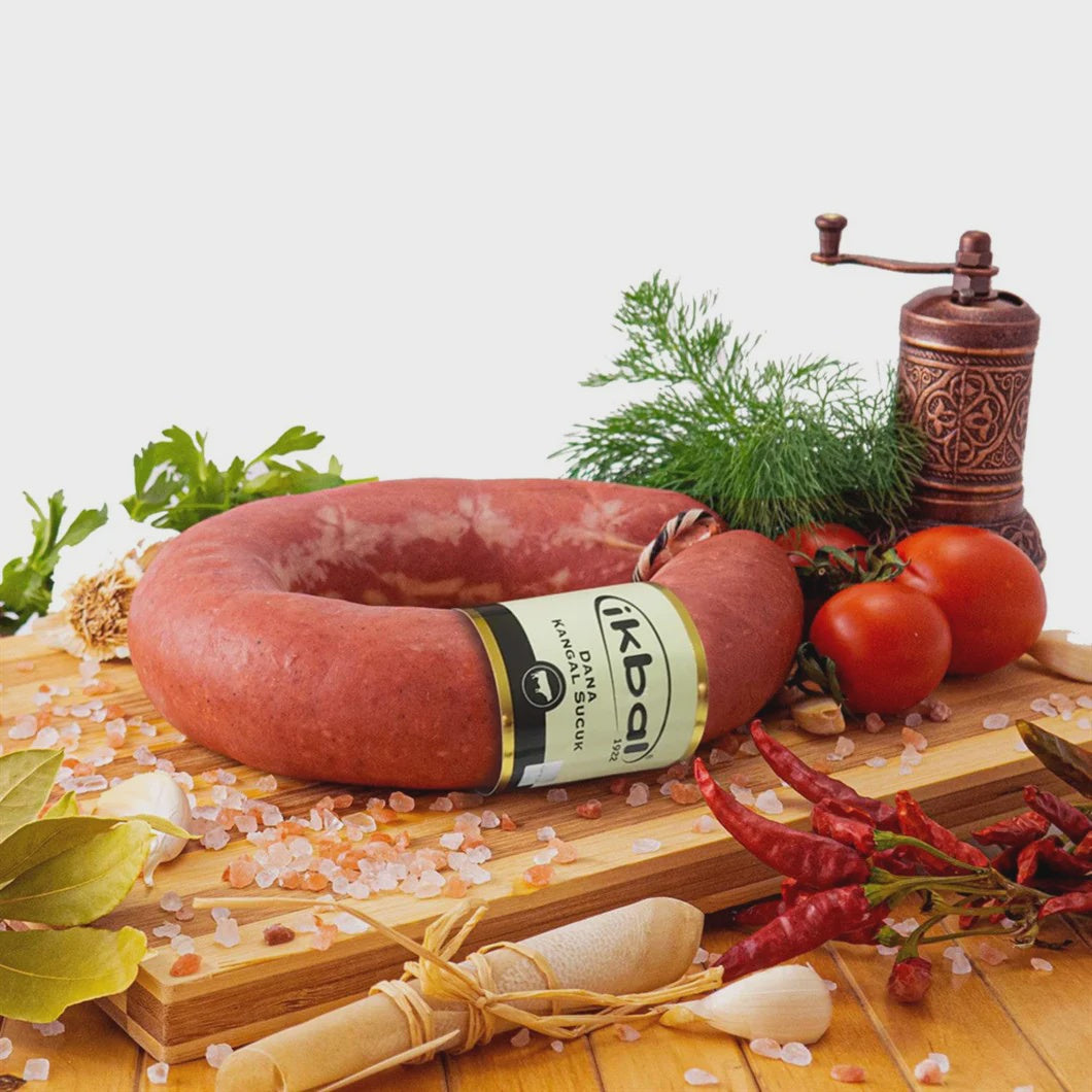Beef Traditional Loop Soujouk ( Ikbal ) ( Gurme Geleneksel Dana Kangal Sucuk )