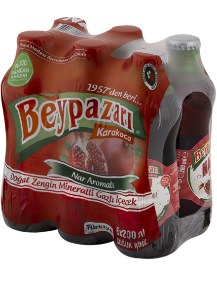 Beypazarı Pomegranate Flavoured Mineral Water ( Nar Aromalı Soda )