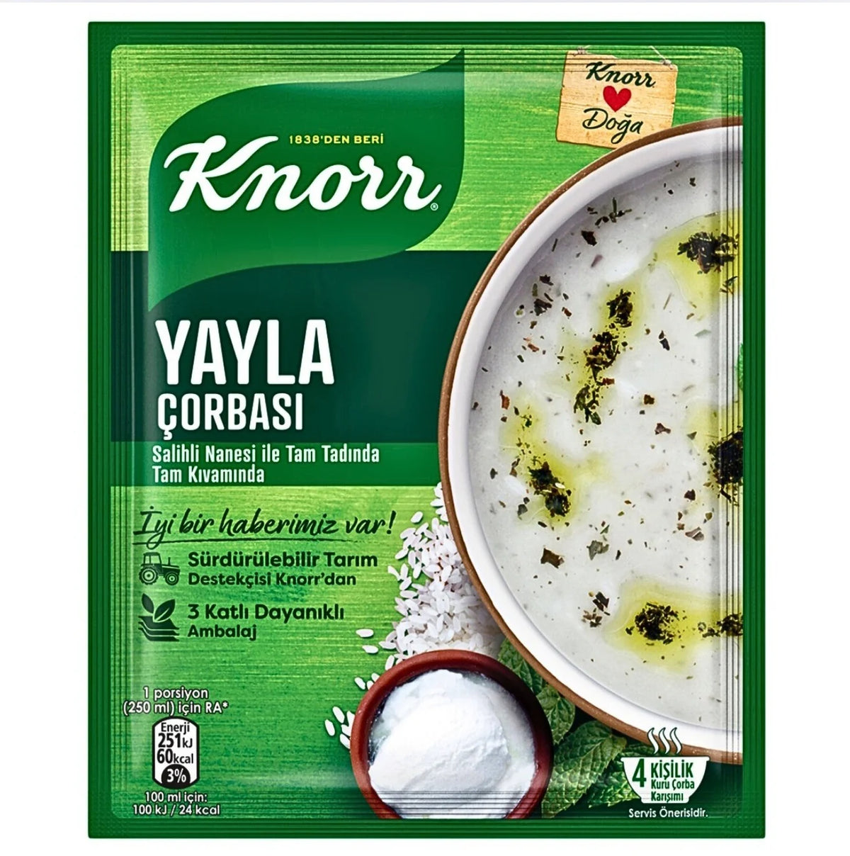 Yoghurt Soup ( Yayla Corbasi )