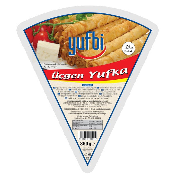 Yufbi Triangle Phyllo Dough 360gr ( Ucgen Yufka )