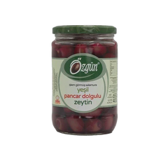 Beet Stuffed Olives (Özgün Pancar Dolgulu Zeytin 660cc)