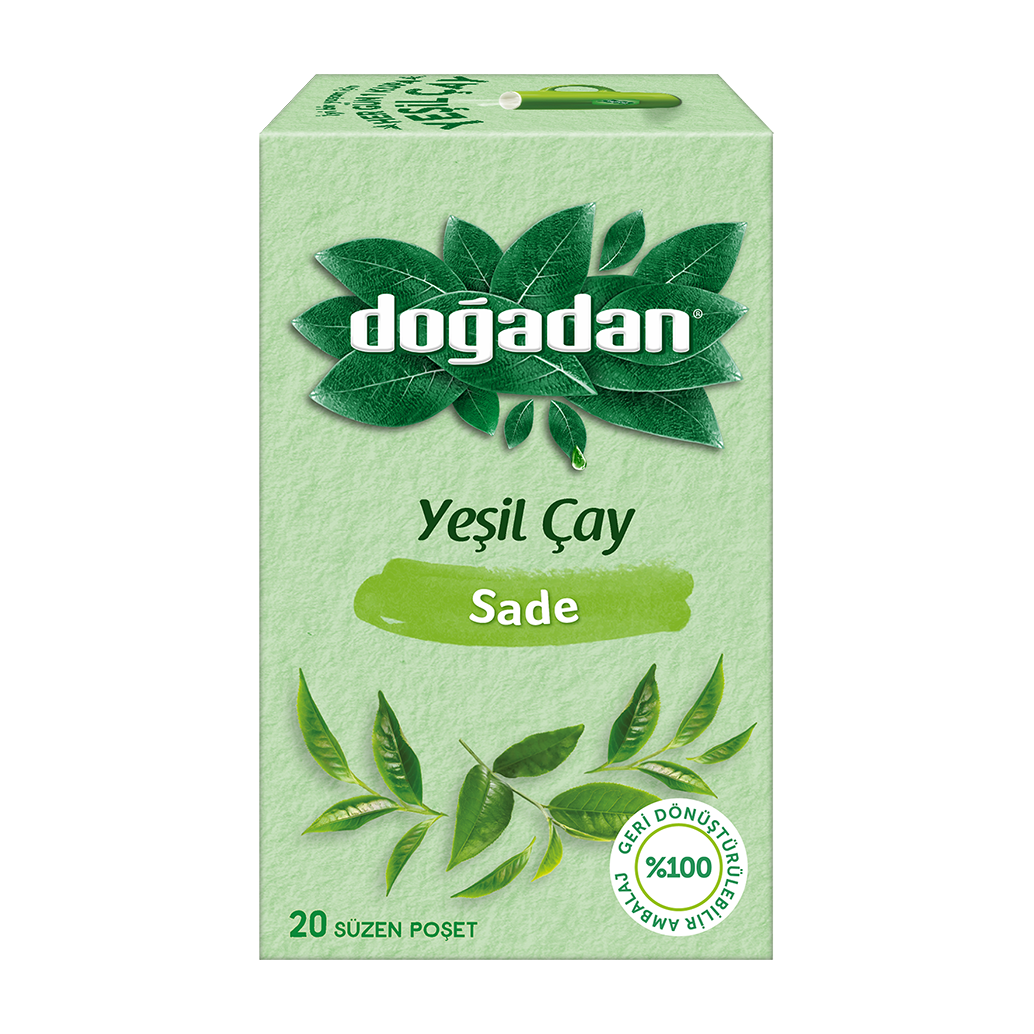 Doğadan green tea - 20 bags (Doğadan yeşil çay - 20 poşet)