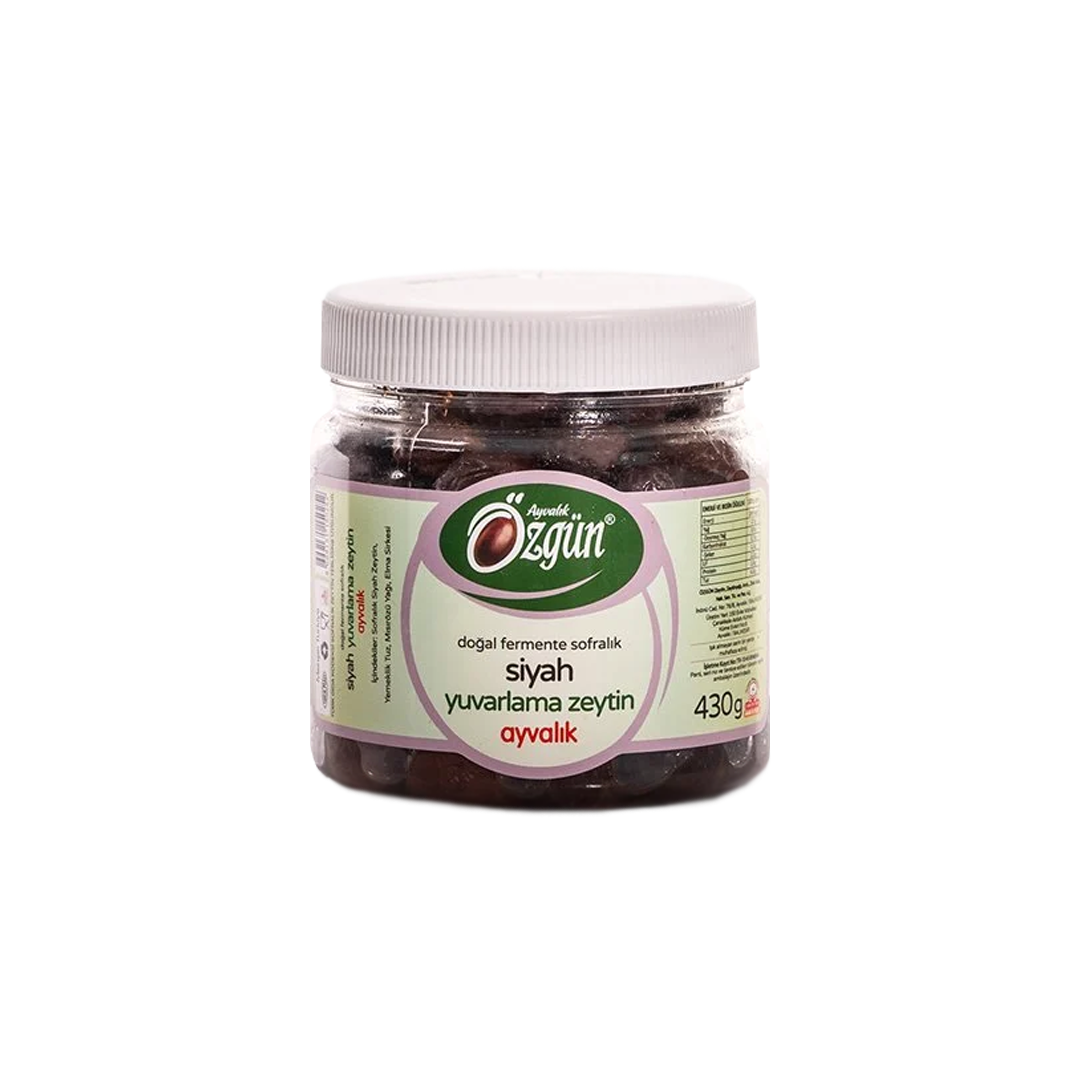 Ayvalık Black Olive (Ayvalık yuvarlama siyah zeytin)