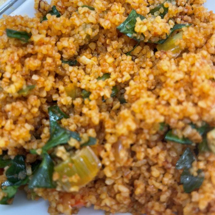 Kısır (Fine Bulgur Salad).