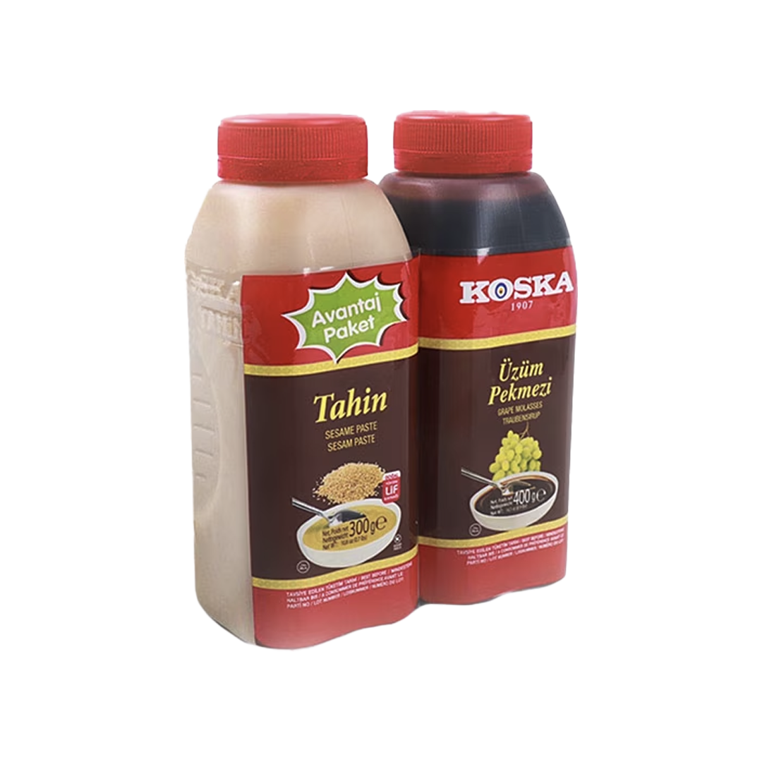 300 gr Tahini - Molasses 400 gr Set (300 gr Tahin - Pekmez 400 gr Set)